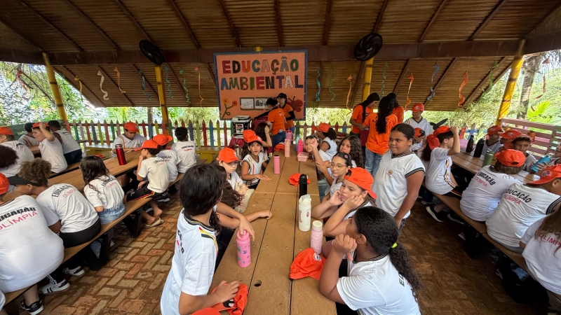 Educação no Parque: Alunos de Olímpia exploram o Thermas dos Laranjais em nova temporada